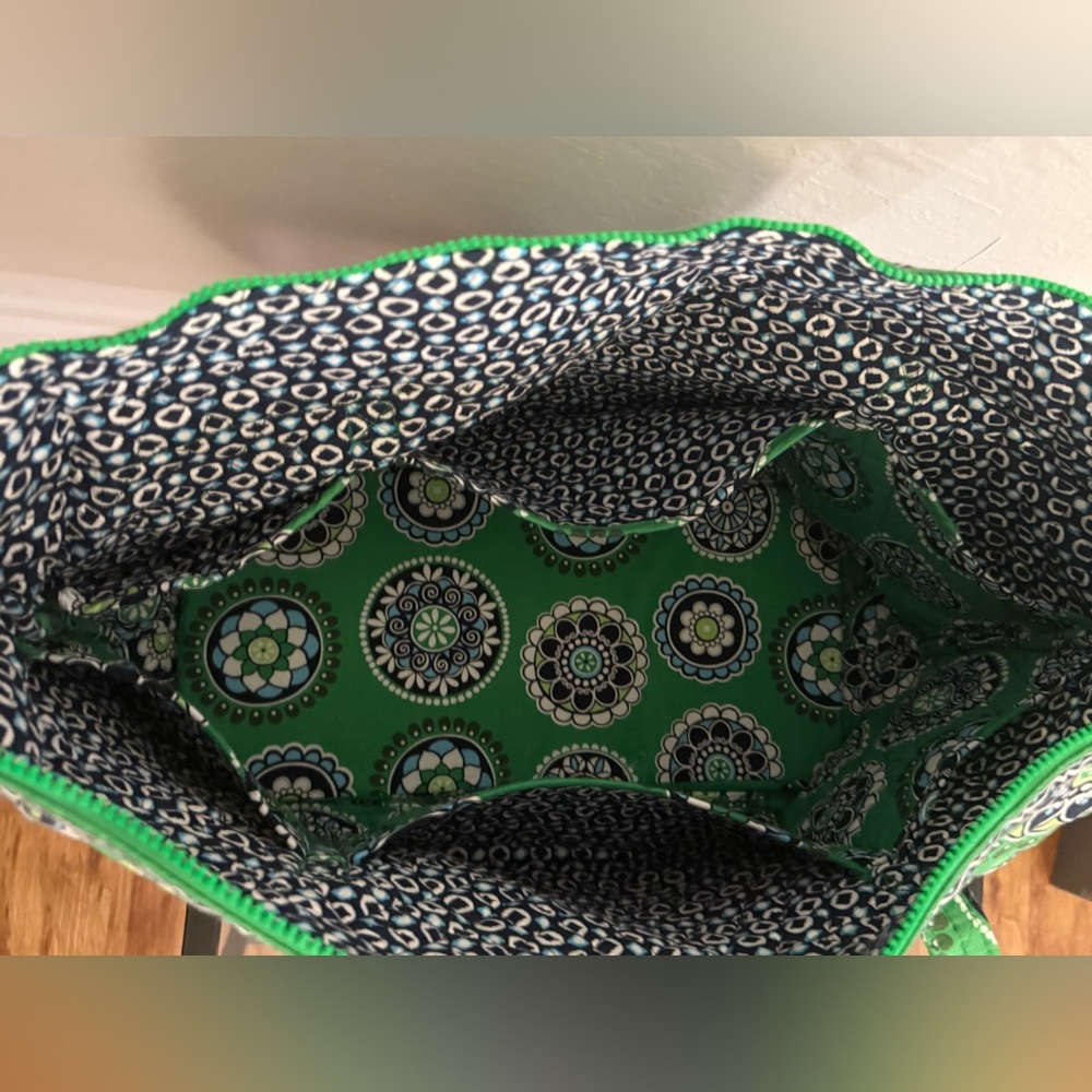 Vera Bradley Weekender Tote Cupcakes Green - Picture 5 of 6